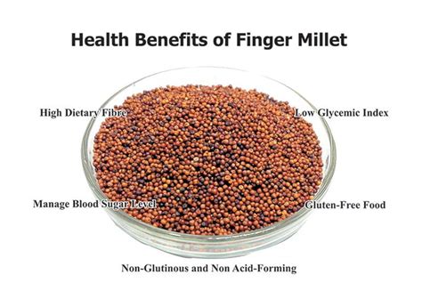 health benefits of finger millet.